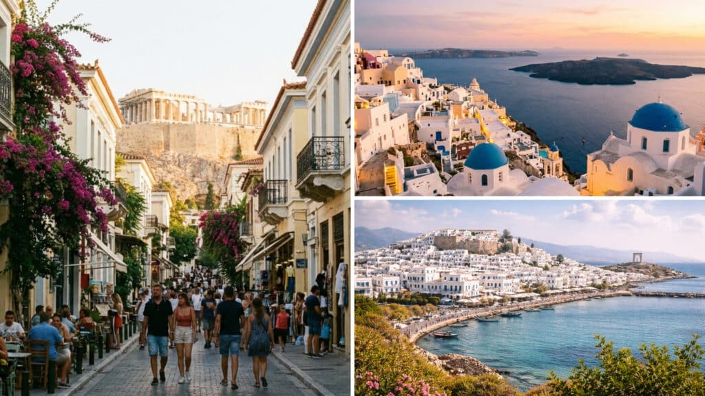 Craft the perfect Greece itinerary with this 10-day guide for first-timers. Learn how to explore Athens, Santorini, and Naxos!