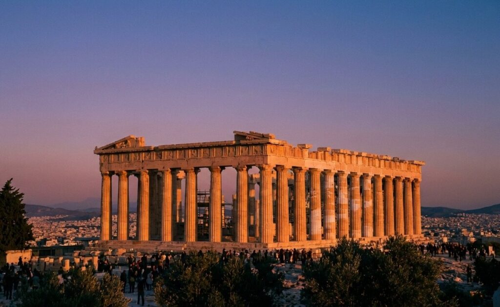 Discover the 5 top sights in Greece that every traveler must experience. From the Acropolis to the mystery of Delphi, learn how to curate your journey in a travel memory book.